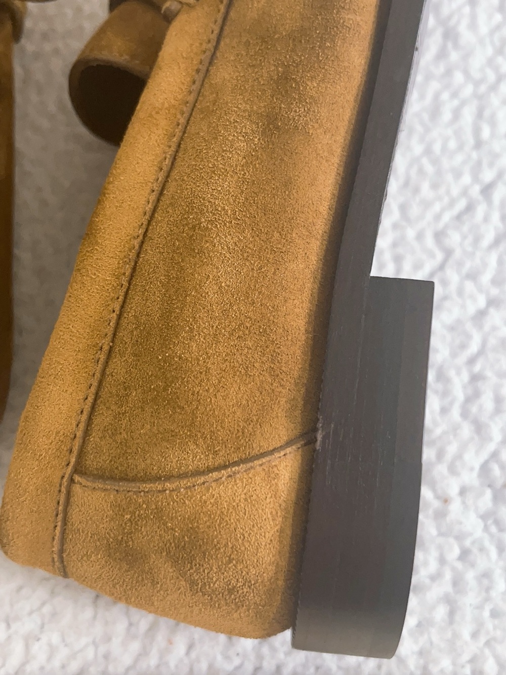 Saint Laurent Women’s YSL Le Loafer Supple in suede - Picture 6 of 16